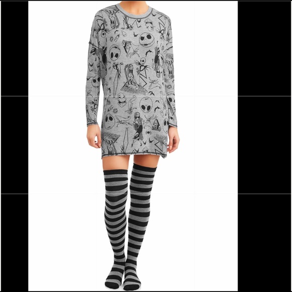 nightmare before christmas sweater dress